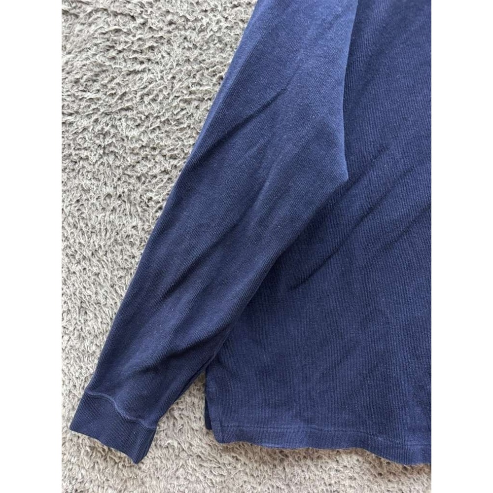 Polo Ralph Lauren Estate-Rib Quarter Zip Pullover Sweater Navy Blue Mens Size XL - Picture 5 of 10